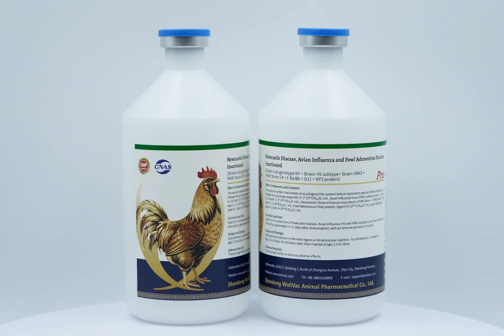 Newcastle Disease, Avian Influenza (Subtype H9) and Fowl Adenovirus Vaccine, Inactivated