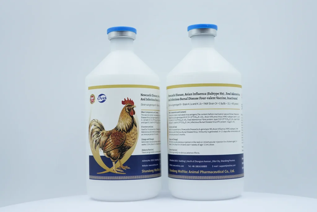 Newcastle Disease, Avian Influenza (Subtype H9) , Fowl Adenovirus And Infectious Bursal Disease Four-valent Vaccine, Inactivated